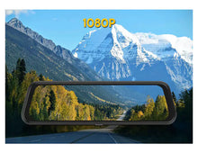 Load image into Gallery viewer, Dash Cam 10" Rearview Mirror 1080P Full Touch Screen - 32GB Card