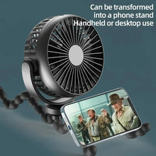 Load image into Gallery viewer, Baby Fan for Cart Stroller 3 Speeds Fans Portable Outdoor Fan Clip On for Baby USB Rechargeable Handheld Electric Fan for Home