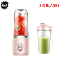 Load image into Gallery viewer, 400ml Portable Mini Electric Fruit Juicer USB Charging Lemon Orange Fruit Juice Cup Smoothie Blender Machine kitchen Appliances