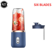 Load image into Gallery viewer, 400ml Portable Mini Electric Fruit Juicer USB Charging Lemon Orange Fruit Juice Cup Smoothie Blender Machine kitchen Appliances