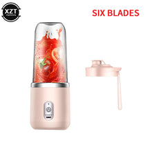 Load image into Gallery viewer, 400ml Portable Mini Electric Fruit Juicer USB Charging Lemon Orange Fruit Juice Cup Smoothie Blender Machine kitchen Appliances