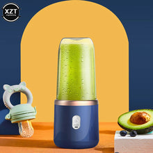 Load image into Gallery viewer, 400ml Portable Mini Electric Fruit Juicer USB Charging Lemon Orange Fruit Juice Cup Smoothie Blender Machine kitchen Appliances
