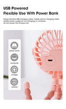 Load image into Gallery viewer, Baby Fan for Cart Stroller 3 Speeds Fans Portable Outdoor Fan Clip On for Baby USB Rechargeable Handheld Electric Fan for Home