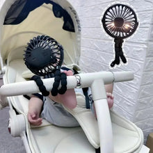Load image into Gallery viewer, Baby Fan for Cart Stroller 3 Speeds Fans Portable Outdoor Fan Clip On for Baby USB Rechargeable Handheld Electric Fan for Home