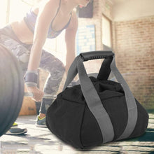 Load image into Gallery viewer, Black Portable Fitness Kettlebell Sandbag