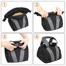 Load image into Gallery viewer, Black Portable Fitness Kettlebell Sandbag
