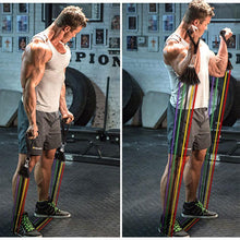Load image into Gallery viewer, 11 Pcs Resistance Band Set - Home Gym Essentials