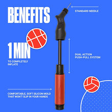 Load image into Gallery viewer, Ball Pump with Push & Pull Inflating System