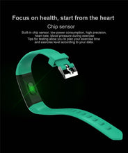 Load image into Gallery viewer, Color LED Fitness Tracker Waterproof Bluetooth