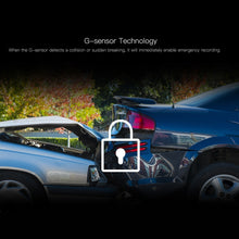 Load image into Gallery viewer, Dashcam Three Way Car DVR with Dual / Reverse Camera Night Vision Dash Cam