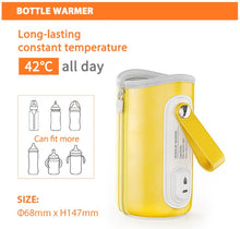 Load image into Gallery viewer, Baby Bottle Travel Feeding Set With Milk Powder Storage With USB Warmer - THREE-IN-ONE