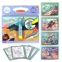 Load image into Gallery viewer, 8 styles Magic Water Coloring and Drawing Book