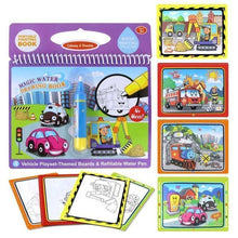 Load image into Gallery viewer, 8 styles Magic Water Coloring and Drawing Book