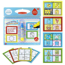 Load image into Gallery viewer, 8 styles Magic Water Coloring and Drawing Book