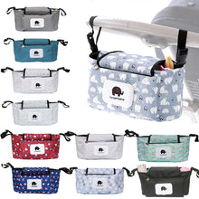 Load image into Gallery viewer, Baby Stroller Organizer Bag Mummy Diaper Bag Hook Baby Carriage Waterproof Large Capacity Stroller Accessories Travel Nappy