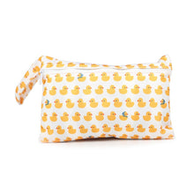 Load image into Gallery viewer, Baby Diaper Bag Printed Waterproof Wet Dry Nappy Zipper Handbag Stroller Carry Pack Travel Outdoor Wet Diaper Storage Bag Pocket