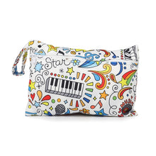 Load image into Gallery viewer, Baby Diaper Bag Printed Waterproof Wet Dry Nappy Zipper Handbag Stroller Carry Pack Travel Outdoor Wet Diaper Storage Bag Pocket
