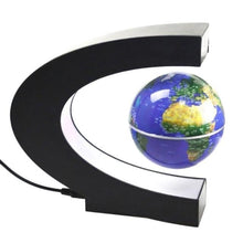 Load image into Gallery viewer, C Shape Magnetic Levitation Floating Globe World Map with LED Light