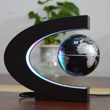 Load image into Gallery viewer, C Shape Magnetic Levitation Floating Globe World Map with LED Light