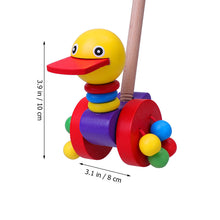 Load image into Gallery viewer, Baby Pushing Funny Car Toys Carts Toy Baby Walker Wooden Toys