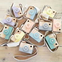 Load image into Gallery viewer, Cute Baby Toys Mini Hanging Wooden Camera Photography Toys for Kids Montessori Toy Gift Children Wooden DIY Presents