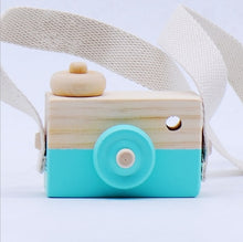 Load image into Gallery viewer, Cute Baby Toys Mini Hanging Wooden Camera Photography Toys for Kids Montessori Toy Gift Children Wooden DIY Presents