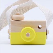 Load image into Gallery viewer, Cute Baby Toys Mini Hanging Wooden Camera Photography Toys for Kids Montessori Toy Gift Children Wooden DIY Presents