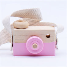 Load image into Gallery viewer, Cute Baby Toys Mini Hanging Wooden Camera Photography Toys for Kids Montessori Toy Gift Children Wooden DIY Presents