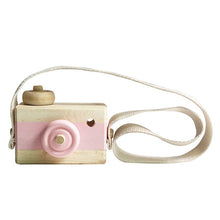 Load image into Gallery viewer, Cute Baby Toys Mini Hanging Wooden Camera Photography Toys for Kids Montessori Toy Gift Children Wooden DIY Presents