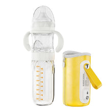 Load image into Gallery viewer, Baby Bottle Travel Feeding Set With Milk Powder Storage With USB Warmer - THREE-IN-ONE