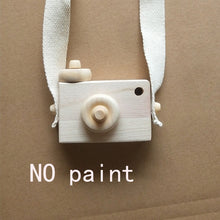 Load image into Gallery viewer, Cute Baby Toys Mini Hanging Wooden Camera Photography Toys for Kids Montessori Toy Gift Children Wooden DIY Presents