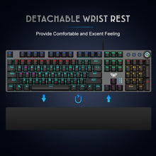 Load image into Gallery viewer, AULA F2088 Mechanical Gaming Keyboard Anti-ghosting 104 brown Switch blue Wired Mixed Backlit Keyboard for Game Laptop PC