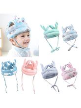 Load image into Gallery viewer, Baby Toddler Cap Anti-collision Protective Hat Baby Safety Helmet Soft Comfortable Head Security & Protection - Adjustab