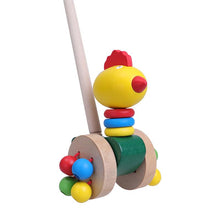 Load image into Gallery viewer, Baby Pushing Funny Car Toys Carts Toy Baby Walker Wooden Toys