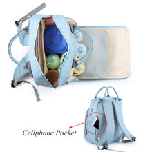 Load image into Gallery viewer, Diaper Bag Backpack for Moms Waterproof Stroller Baby Bag Large Capacity Outdoor Travel Maternity Nappy Bags for Baby Care