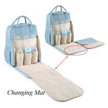 Load image into Gallery viewer, Diaper Bag Backpack for Moms Waterproof Stroller Baby Bag Large Capacity Outdoor Travel Maternity Nappy Bags for Baby Care