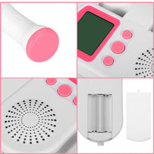 Load image into Gallery viewer, Doppler Fetal Heart rate Monitor Home Pregnancy Baby Fetal Sound Heart Rate Detector LCD Display No Radiation