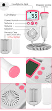 Load image into Gallery viewer, Doppler Fetal Heart rate Monitor Home Pregnancy Baby Fetal Sound Heart Rate Detector LCD Display No Radiation