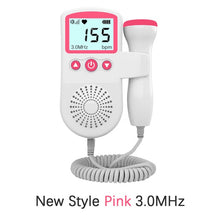 Load image into Gallery viewer, Doppler Fetal Heart rate Monitor Home Pregnancy Baby Fetal Sound Heart Rate Detector LCD Display No Radiation