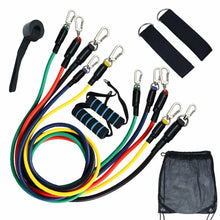 Load image into Gallery viewer, 11 Pcs Resistance Band Set - Home Gym Essentials
