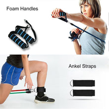 Load image into Gallery viewer, 11 Pcs Resistance Band Set - Home Gym Essentials
