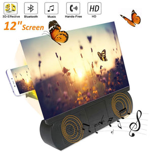 12'' Mobile Phone Screen Magnifier 3D HD Screen