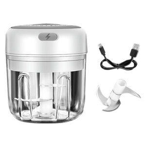 Electric Garlic Masher Mini Chopper Vegetable Chili Meat Ginger Masher USB Charging